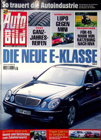 Deckblatt Auto Bild (38/2001)